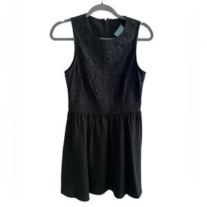 CECE by Cynthia Steffe Black women Lace Sleeveless fit and flare dress Size 8